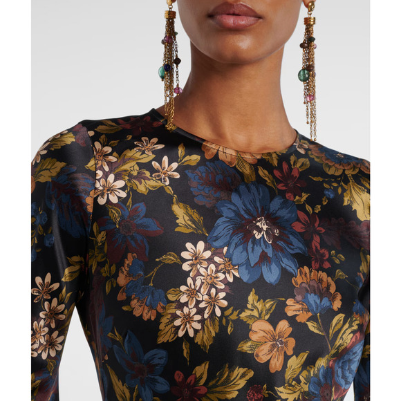 Veronica Beard Gemma floral silk-blend maxi dress 2 - Picture 3 of 9